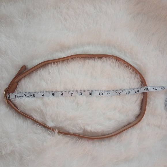 Boho Brown Embroidered Floral Buckle Belt Faux Leather main image 6